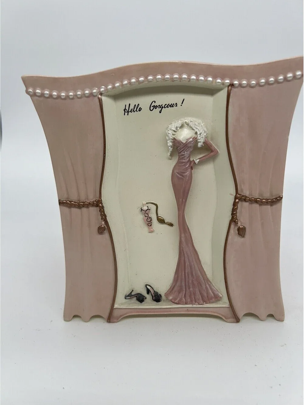 Blush Pink Tissue Box Cover Couture Style